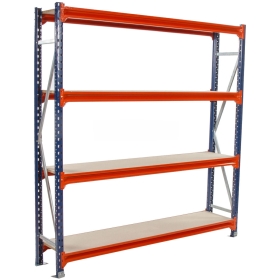5 BAYS  Longspan Shelving 2000H x 1800W x 400D 4 Levels INCL DELIVERY