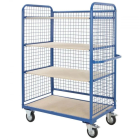 Shelf Trolley 4 Level 1753H x 1202W x 702D 250Kg